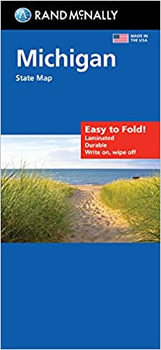 Rand McNally Easy To Fold: Michigan State Laminated Map