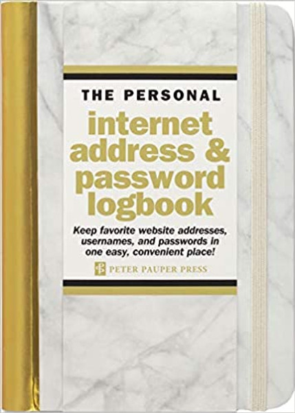 Personal Internet Address & Password Logbook