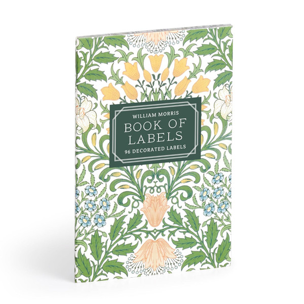 Galison William Morris – Book Of Labels Including 8 Label Pads Featuring Different Floral Patterns Perfect For Labeling And Gifting