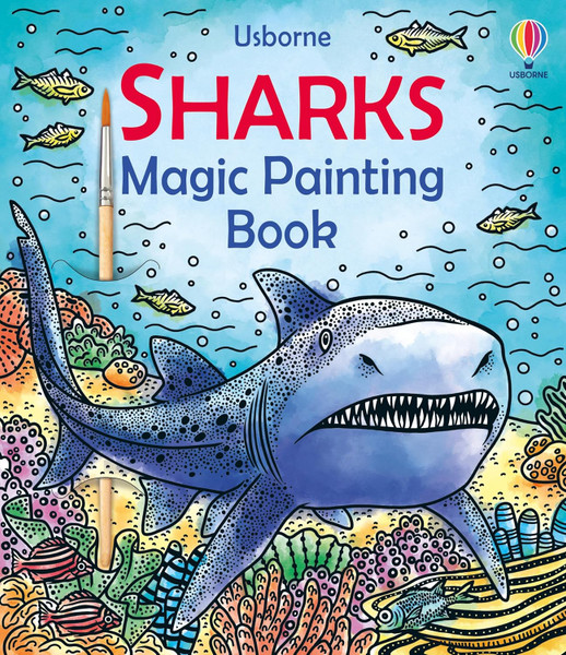 Sharks Magic Painting Book: Explore The Depths of the Ocean with Sharks in this Innovative Magic Painting Book for Kids