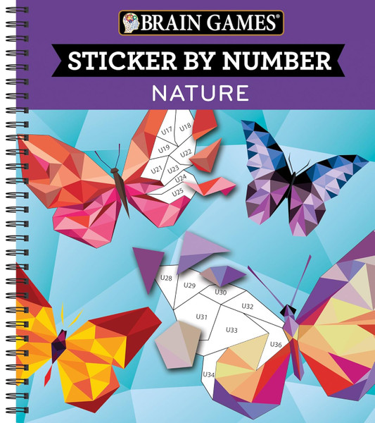Brain Games - Sticker by Number: Nature