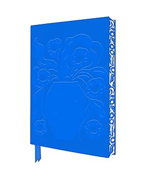 Vicky Yorke: Ziva Blue Vase & Flower Artisan Art Notebook