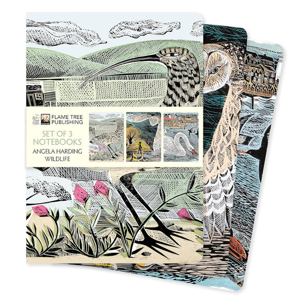 Angela Harding: Wildlife Set of 3 Standard Notebooks (Standard Notebook Collection)