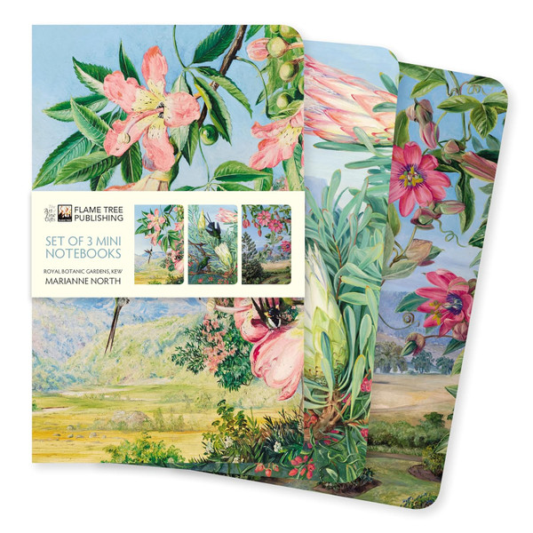 Kew Gardens: Marianne North Set of 3 Mini Notebooks (Mini Notebook Collections)