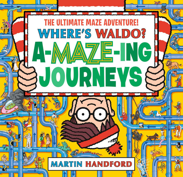 Where's Waldo? Amazing Journeys: The Ultimate Maze Adventure!: (A Maze Puzzle Activity Book with 100+ Hidden Objects to Search and Find - a Perfect Gift & Travel Companion for All Ages)