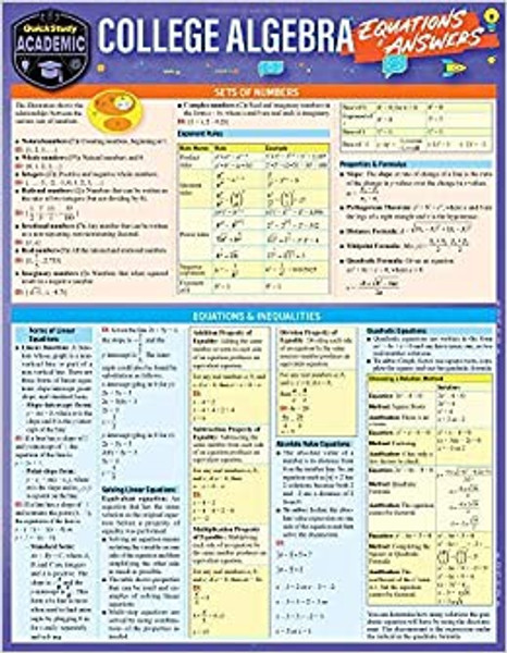 College Algebra Equations & Answers