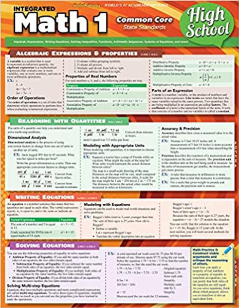 Math 1 - Common Core High School