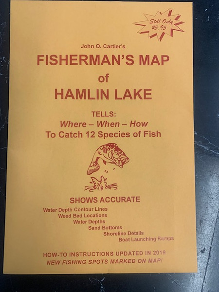 Fisherman's Map Hamlin Lake