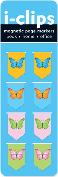 i-clips Butterflies Magnetic Bookmarks