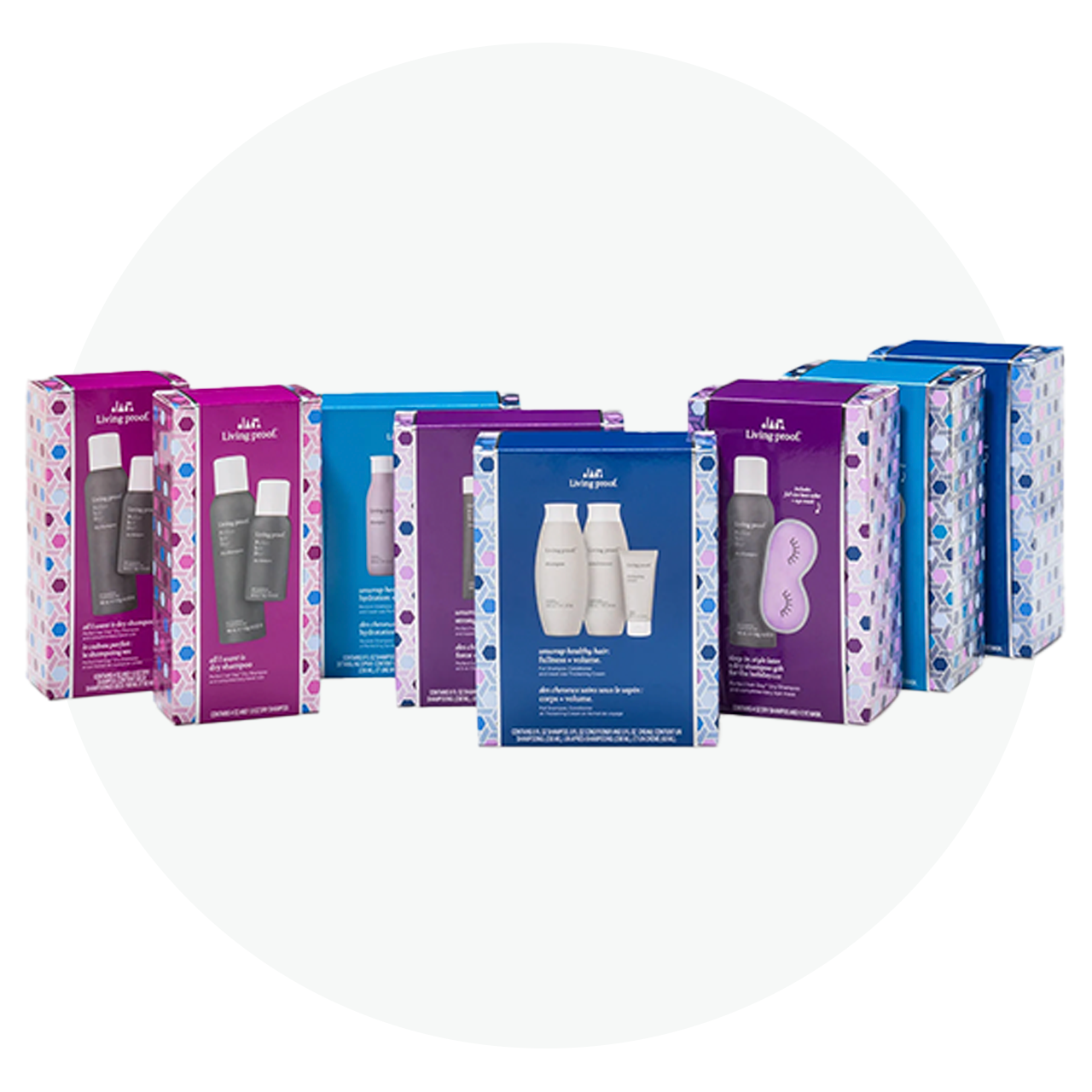 Assortment of embossed rigid boxes with decorative borders.