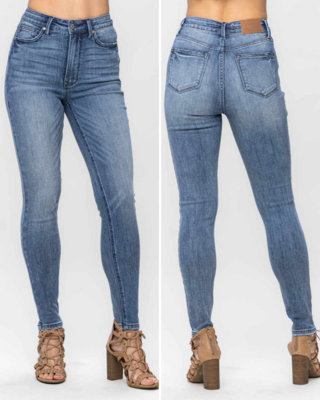 Judy Blue Tummy Control Vintage Skinny - Queen B Boutique