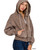 Fleece Cropped Acid Wash Hoodie