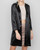 Satin Long Line Blazer