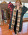 Brown Mix Long Plaid Patch Jacket