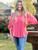 Pink Washed Babydoll Knit Top