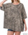 Acid Wash Oversized Drop Shoulder Tee