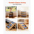 Wood Pet Stairs, 3-Step Dog Stairs for High Beds, Sofa & Cars, 150lbs Load Capacity, Non-Slip Surfa E415-LTSFZDGLTGDSYZY74001V0