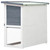  Outdoor Rabbit Hutch 1 Door Gray Wood A949-170831