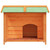  Dog Kennel Brown 37.8"x34.3"x31.7" Solid Wood Pine A949-172264