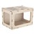 Wooden Hamster Cage 23.8"x15.9"x15.9" 270?° Viewing Hamster Habitat, Chewproof Small Animal Cage wi E415-MZCSLYMSFDD2TP83B001V0