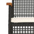  3 Piece Bistro Set with Cushions Black Poly Rattan Acacia Wood A949-366259