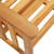  Patio Chairs with Tea Table and Cushions Solid Acacia Wood A949-3061292