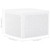  Side Table White 21.3"x21.3"x14.4" Plastic A949-48774