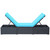  Sun Lounger with Cushion Poly Rattan Black A949-44406