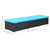  Sun Lounger with Cushion Poly Rattan Black A949-44406
