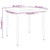  3 Piece Patio Dining Set Black A949-3099095