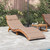  Sun Lounger with Cushion Taupe Solid Wood Acacia A949-367636