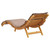  Sun Lounger with Cushion Taupe Solid Wood Acacia A949-367636