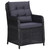  5 Piece Patio Dining Set Black A949-3099560