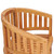  Banana Chairs 2 pcs Solid Teak Wood A949-48019