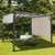 10 x 10 Feet Metal Frame Patio Furniture Shelter-Beige B593-OP70482+