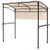 7.8 x 4.4 FT Outdoor Patio BBQ Canopy with Metal Shelves and Bottle Openers-Brown B593-NP12126