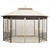 10'x 12' Octagonal Patio Gazebo-Beige - Color: Beige D681-OP70383BE