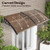 Outdoor Front Door Patio Overhang Awning for Sunlight Rain Snow Wind Protection-78 x 35 Inch - Colo D681-NP11230CF