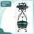 Solar Outdoor Bird Bath Feeder Combo with Flower Planter Pedestal and Solar Lights-Bronze - Color:  D681-PZ10010QT