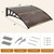Outdoor Front Door Patio Overhang Awning for Sunlight Rain Snow Wind Protection-48 x 40 Inch - Colo D681-NP11229CF