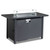 43-Inch Fire Table,50000 BTU Gas Firepit with Volcanic Stone Black T575-S0671359512