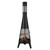 Chiminea, 20 Inch Outdoor Wood Burning Firepit, Conical Fireplace for BBQ & Warming, Outside Wooden E415-YZYCL20INCHTMYXQ5V0