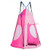 2-in-1 40 Inch Kids Hanging Chair Detachable Swing Tent Set-Pink - Color: Pink D681-SP37081PI
