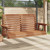  Garden Swing Bench Brown Solid Fir Wood Standard Ergonomic A949-4008981