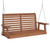  Garden Swing Bench Brown Solid Fir Wood Standard Ergonomic A949-4008981