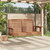  Garden Swing Bench Brown Solid Fir Wood Standard Ergonomic A949-4008981