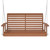  Garden Swing Bench Brown Solid Fir Wood Standard Ergonomic A949-4008981