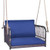 Single Person Hanging Seat with Seat and Back Cushions-Navy B593-HW71333