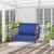 Single Person Hanging Seat with Seat and Back Cushions-Navy B593-HW71333