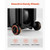 Bowling Ball Bag, 3 Ball Double Roller Bowling Bag with Wheels, Featuring a Separate Compartment fo E415-GLLGBLQBHS3Q8N6PE001V0